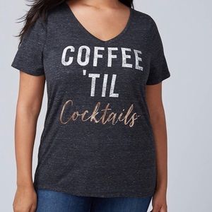 Lane Bryant Coffee til Cocktais Tee ☕️